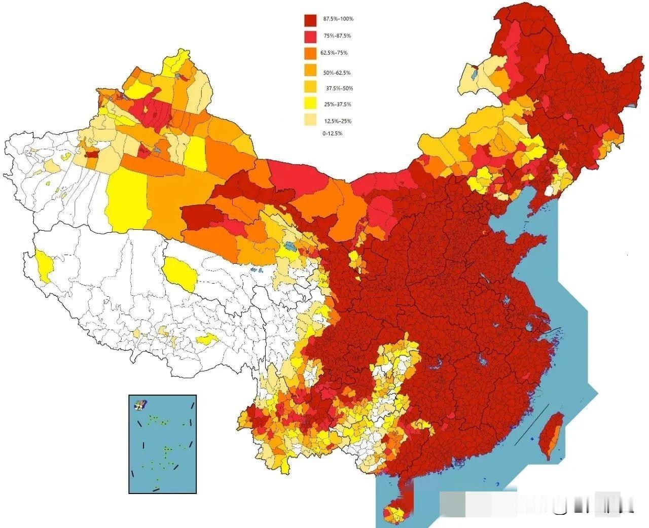 大约 80%的汉人拥有一种名为 MAOA 的“战士基因”，这个基因有着特殊的生理