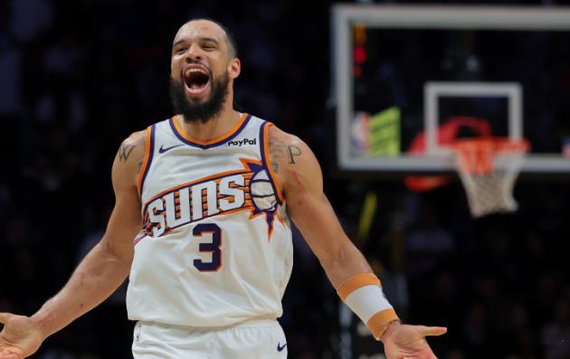 1月28日讯 NBA常规赛，太阳主场106-102险胜篮网。此役，太阳主将狄龙·