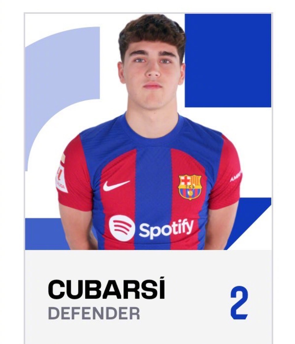 西甲官网显示库巴西已注册为一线队球员，并将身披2号球衣#巴萨# ​​​