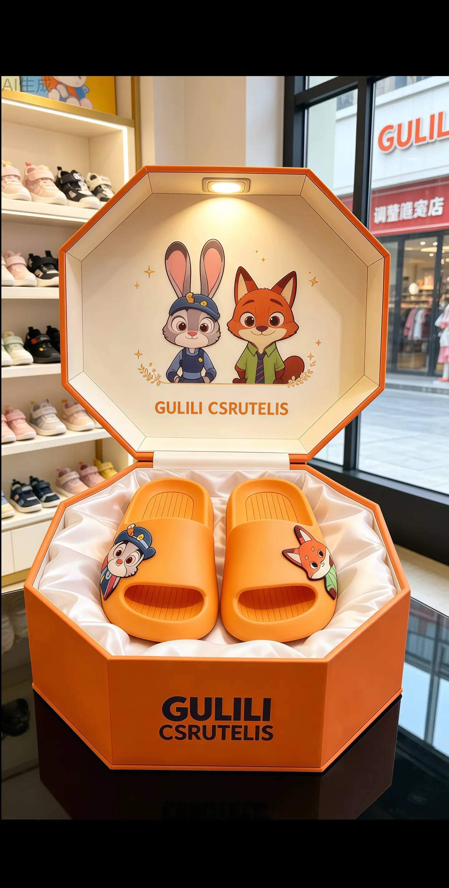 亲子拖鞋洗澡拖鞋 儿童拖鞋卡通拖鞋 朱迪尼克