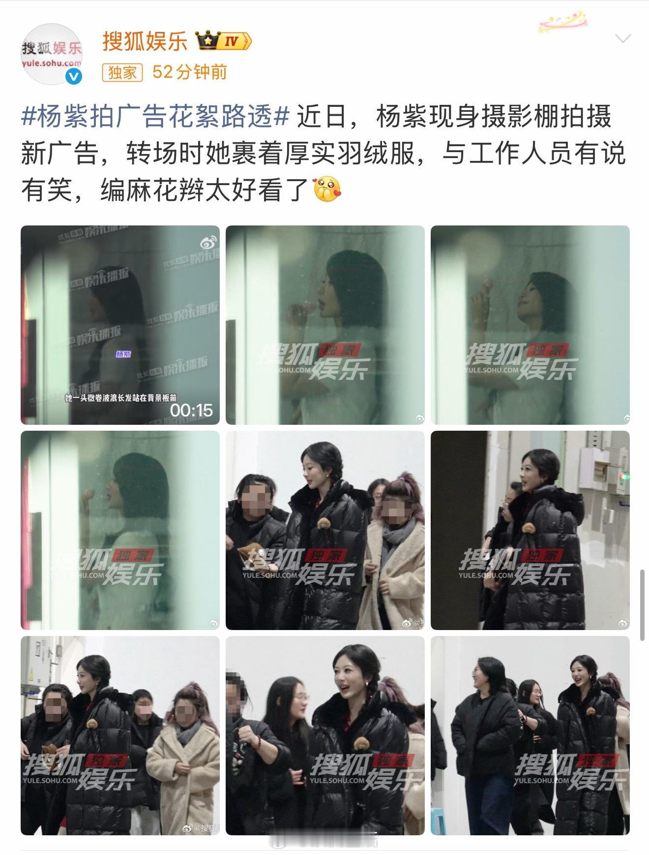 生命树热播，新商务预热，新广告拍摄，杨紫要啥有啥。