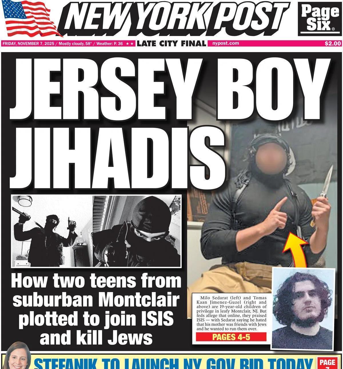 19岁俩小子，网上喊着要撞妈妈和犹太人。
FBI一查，炸药怎么造，都列了清单。