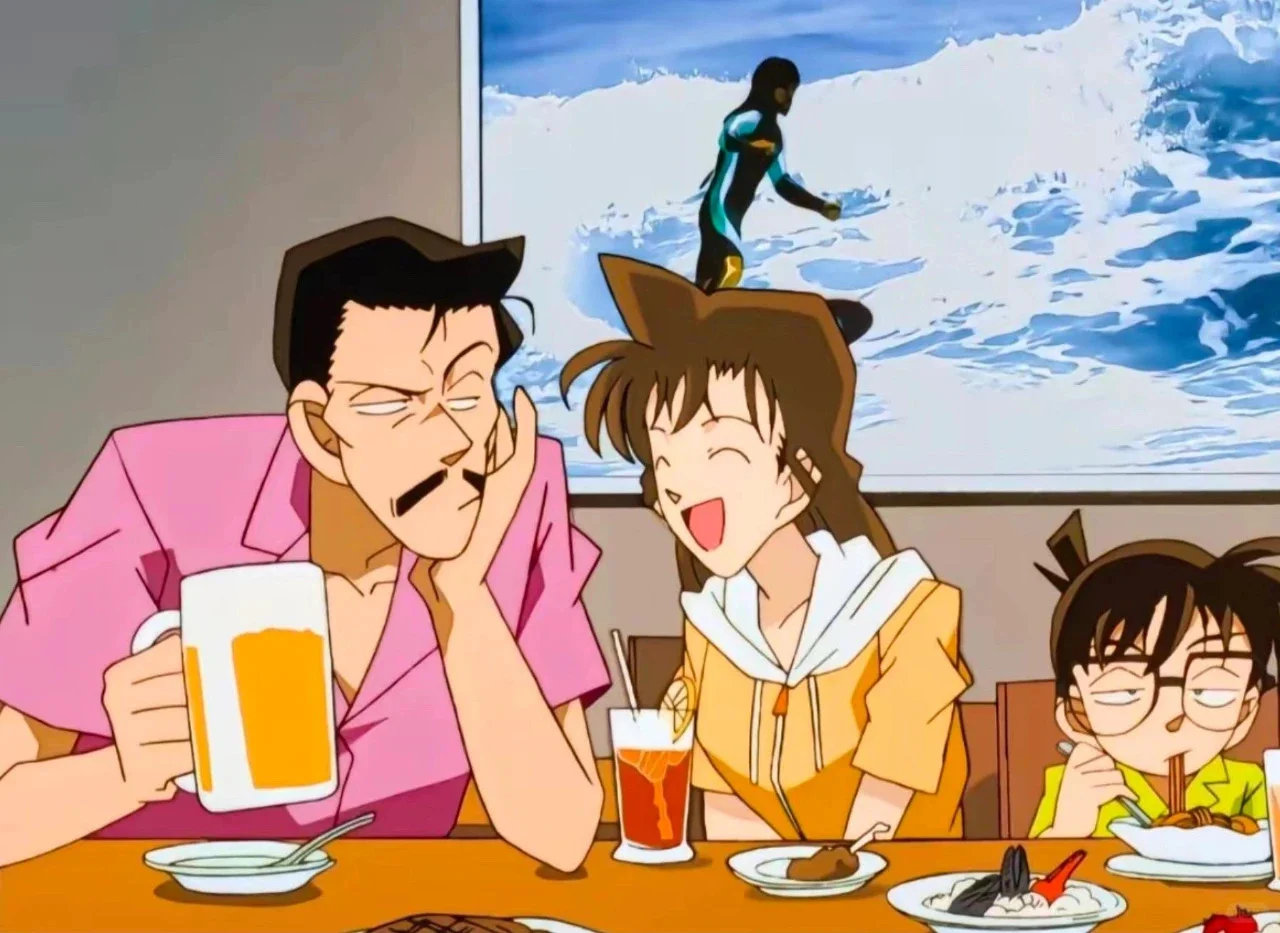 名侦探柯南 特别喜欢早期的毛利三人组 