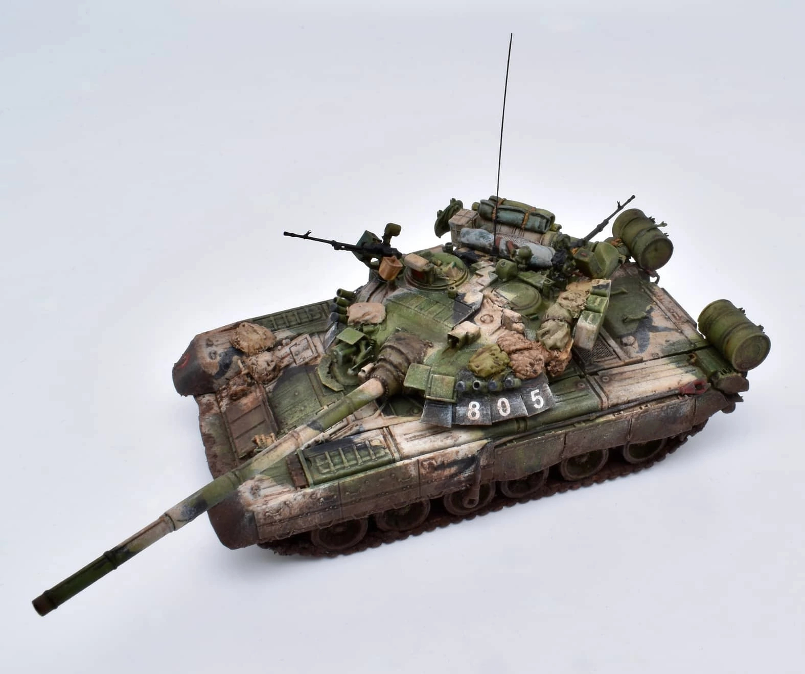 T-80U 1/72 “搜模阁”（Model Collect）板件#模型制作欣赏