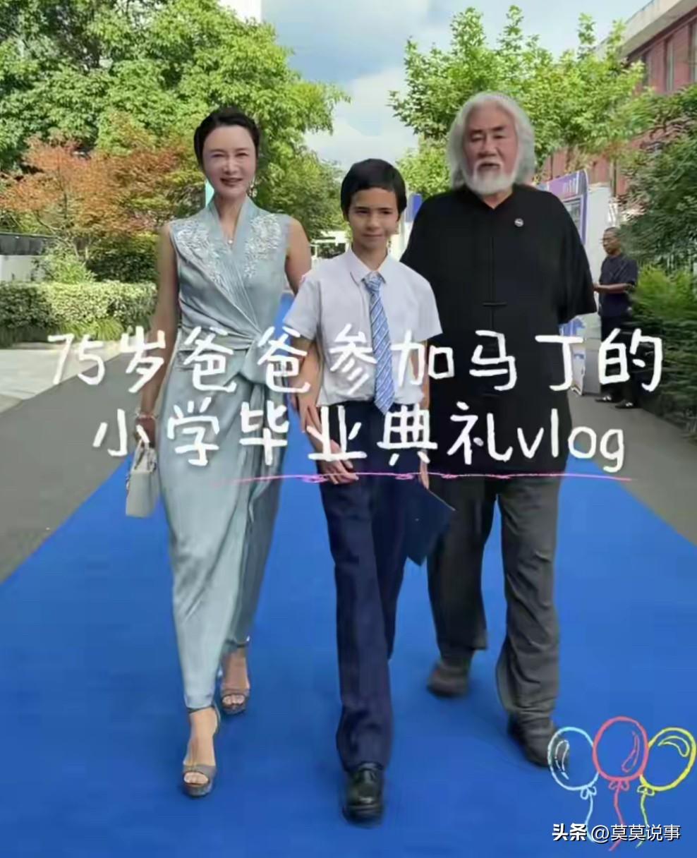 75岁的张纪中特意打扮了一番，不是去参加什么电影节走红毯，也不是出席什么电影开拍