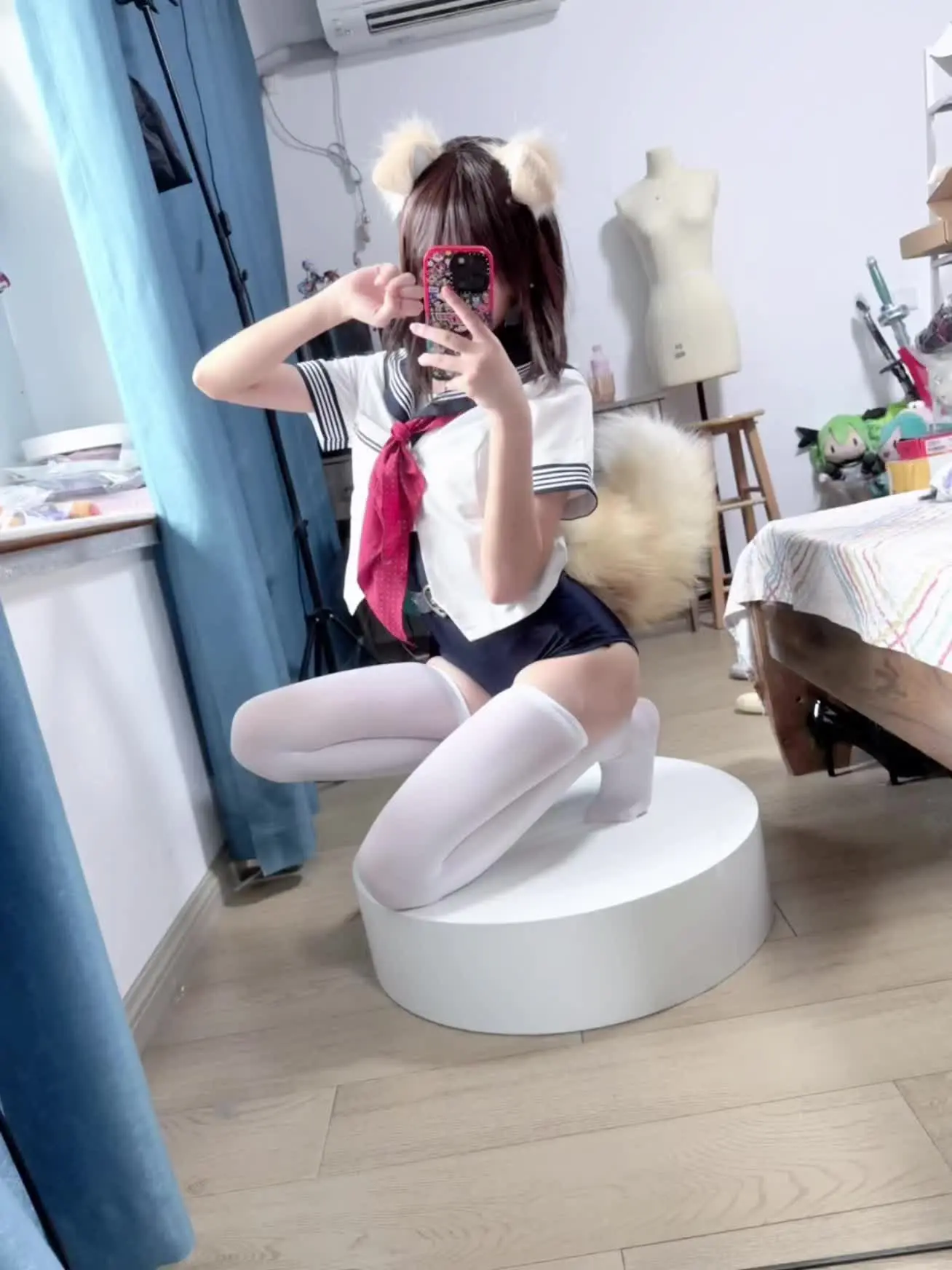 白丝才是正义 穿搭 水手服 基础款