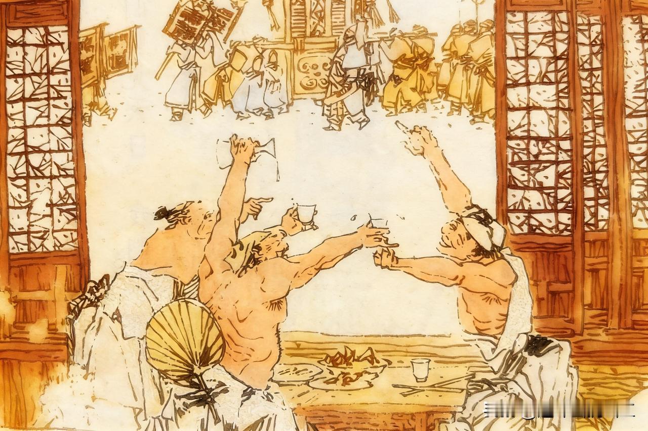 开心一刻《胜似强盗》：
       几个人喝酒行酒令？要求每人说出一种人物，既