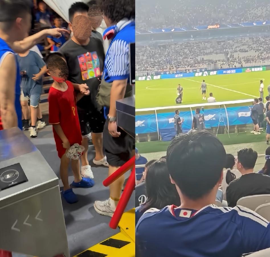 8月18日申花主场0‑3输给国安，散场的时候，一个小男孩穿国家队武磊7号球衣离场
