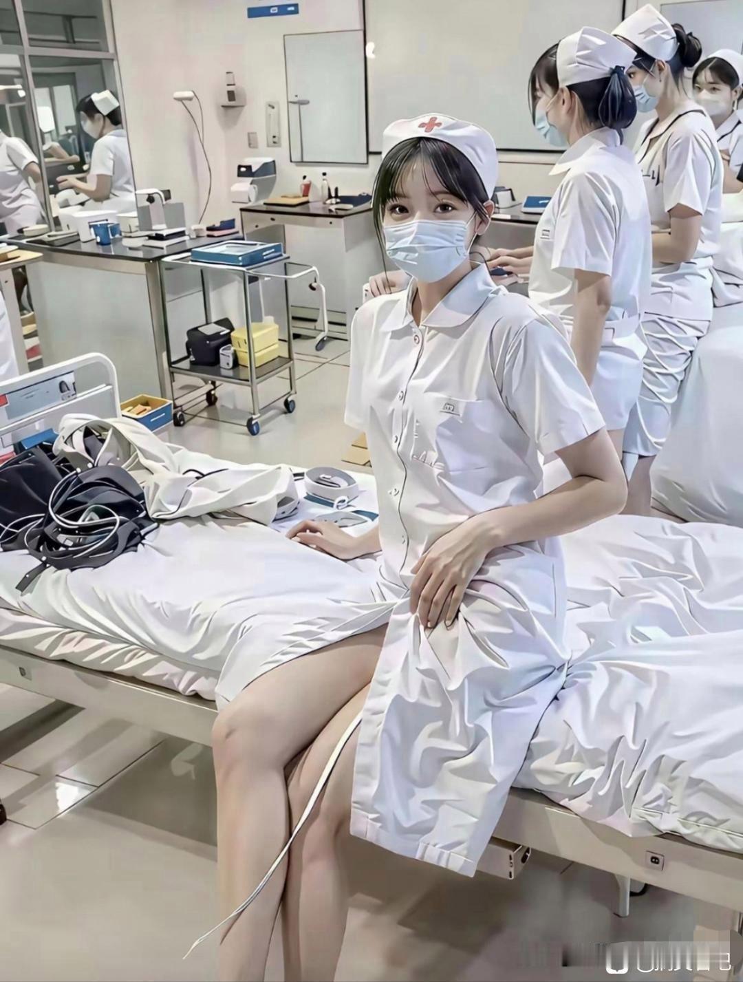 有多少人愿意娶护士？
白衣天，口罩遮不住的温柔笑意，治愈系笑容满分！