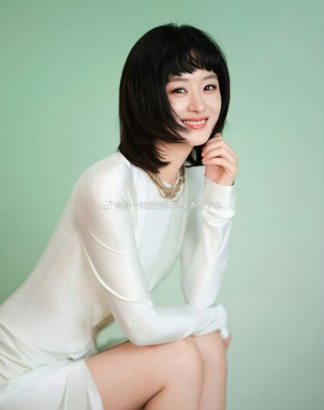 赵丽颖新发型拍立得一沫真挚的情话赵丽颖新发型拍立得！一沫真挚的情话