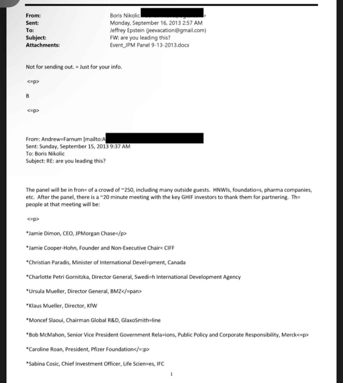 埃普斯坦与辉瑞公司首席执行官举行了一次特别会议2013 年，尽管当时仍是一名登记