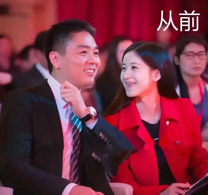 刘强东 从此在老婆面前没有了自信前后两图的对比，不要太明显。[笑cry]现在这张