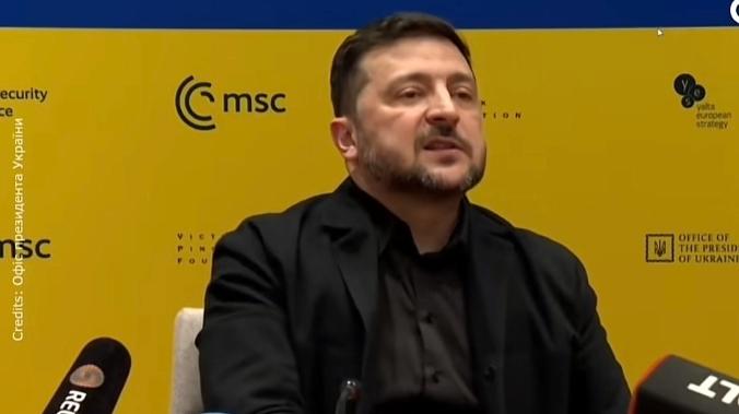 慕尼黑安全会议上，乌克兰总统再次强调，乌克兰军队绝对不会从顿巴斯撤出，这是基本原