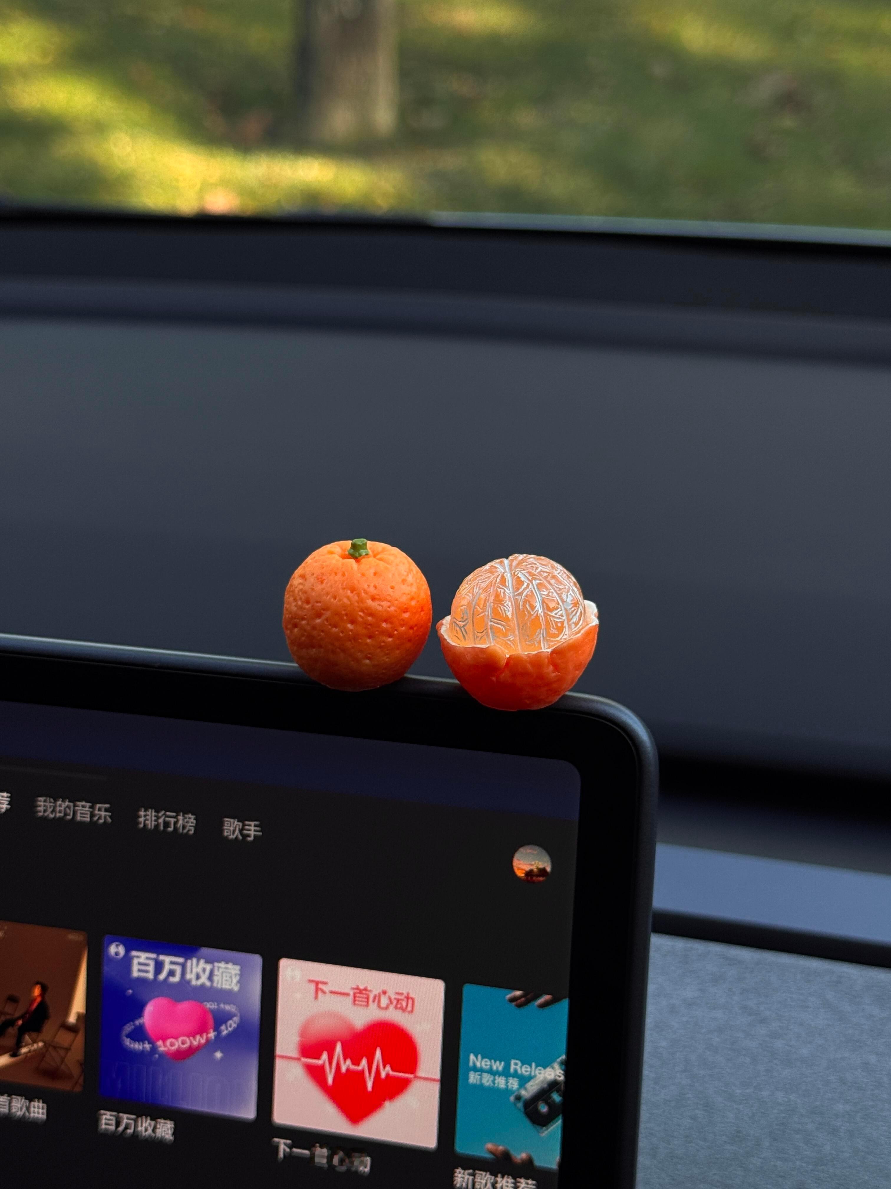 大橘大利，放车里寓意真不错[二哈] ​​​