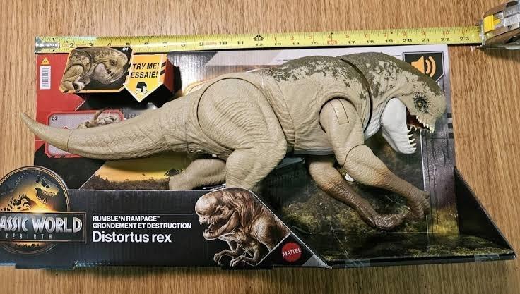 侏罗纪世界  Distortus rex，玩具和官方CG渲染模型[思考] ​​​