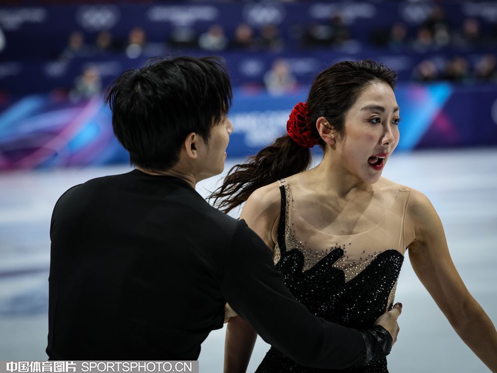 隋文静韩聪 2026.2.6米兰冬奥团赛短节目cr:中国体育图片 