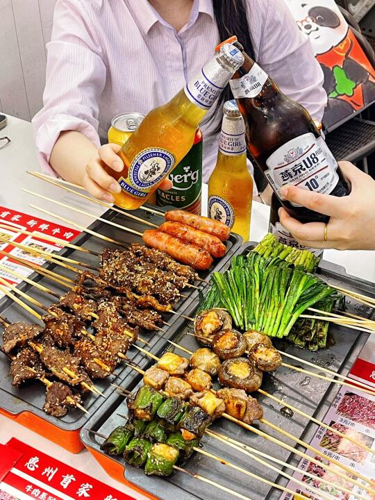 惠州的‼3r起点❗牛肉烧烤好吃惨了