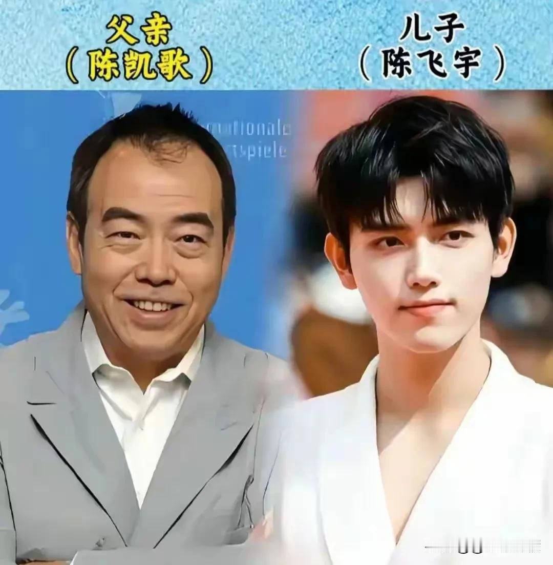 都说“虎父无犬子”，可这12对明星父子，儿子却没有老爸有名气，倒是比老爸长的帅是