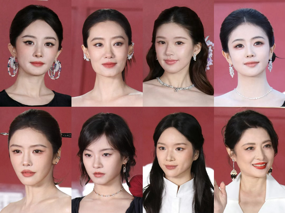 芭莎盛典红毯生图女艺人芭莎盛典红毯生图明星势力榜[超话] 无美颜生图考验颜值，芭