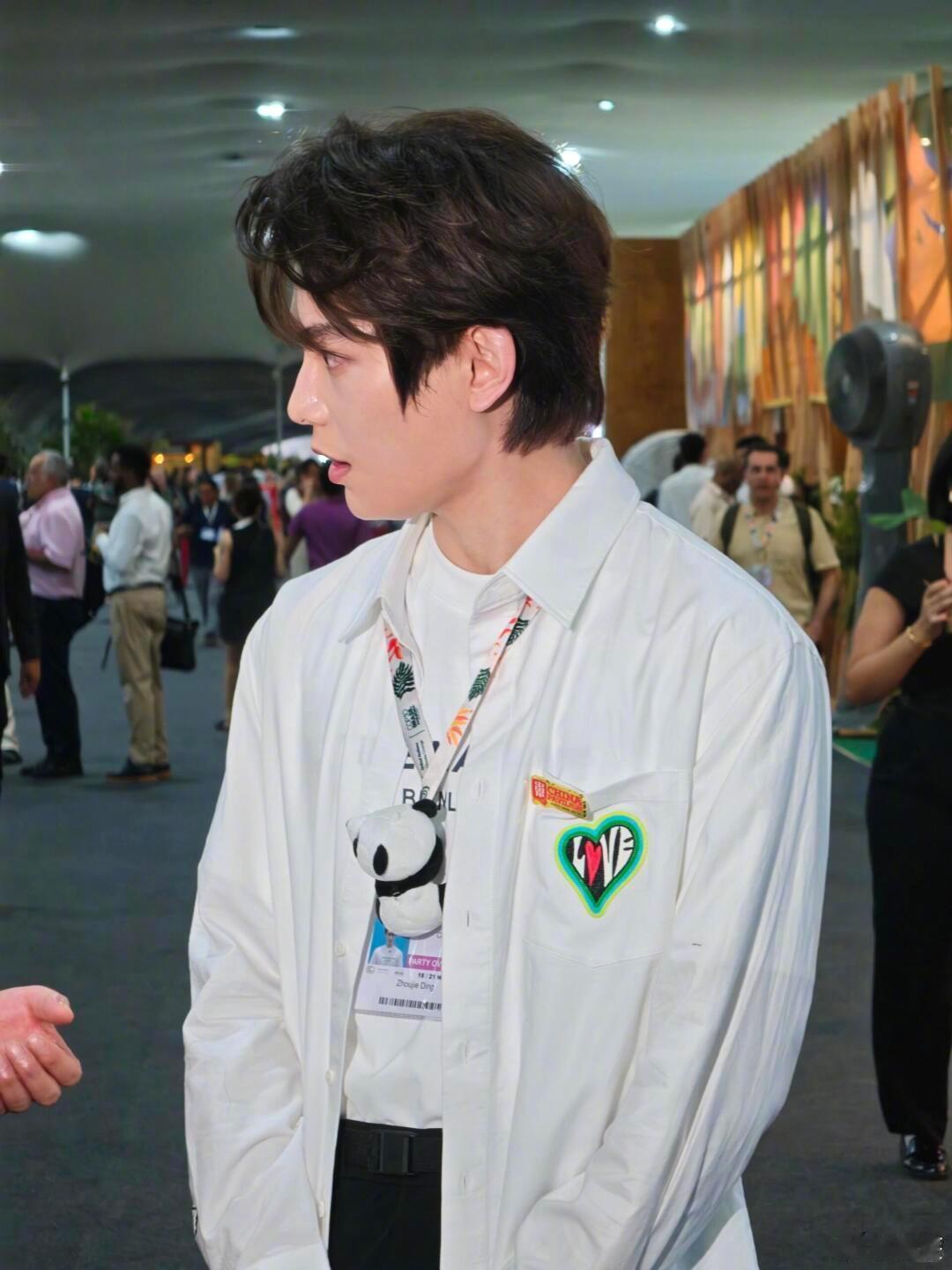 丁禹兮参加联合国气候变化大会，不仅是演员，更是环保的倡导者！太佩服他对环保的坚持