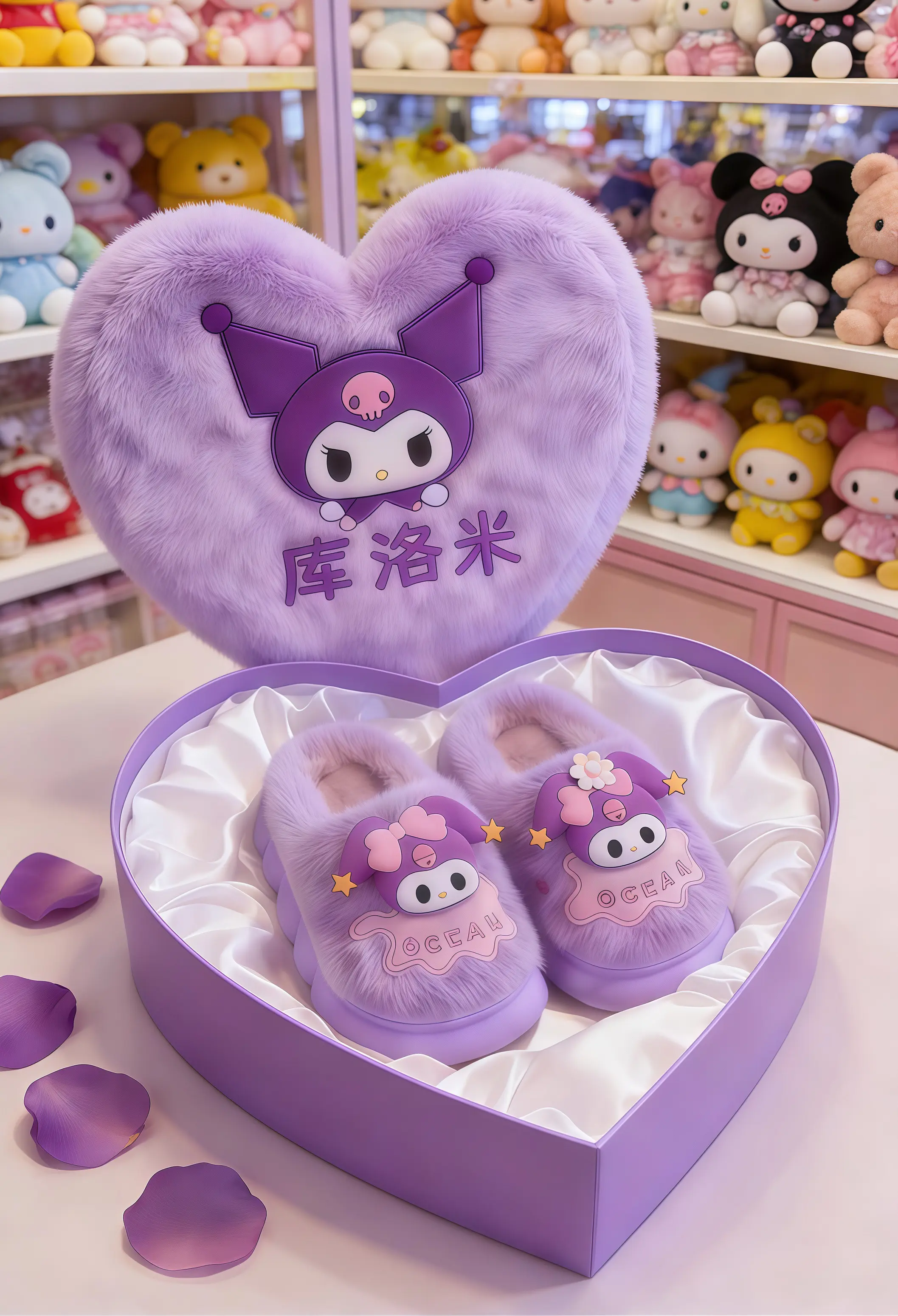 库洛米 儿童礼物 儿童拖鞋 拖鞋 库洛米拖鞋