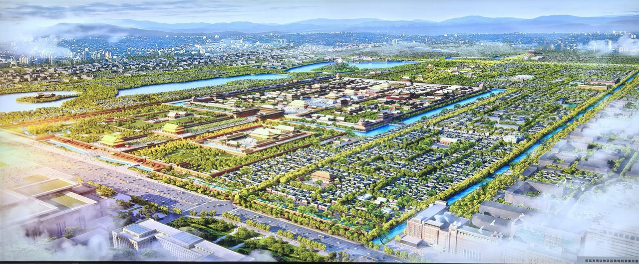 北京二环里的理想状态。
这紫禁城周边的平房四合院怎么也得一个小目标吧。
过去旧社