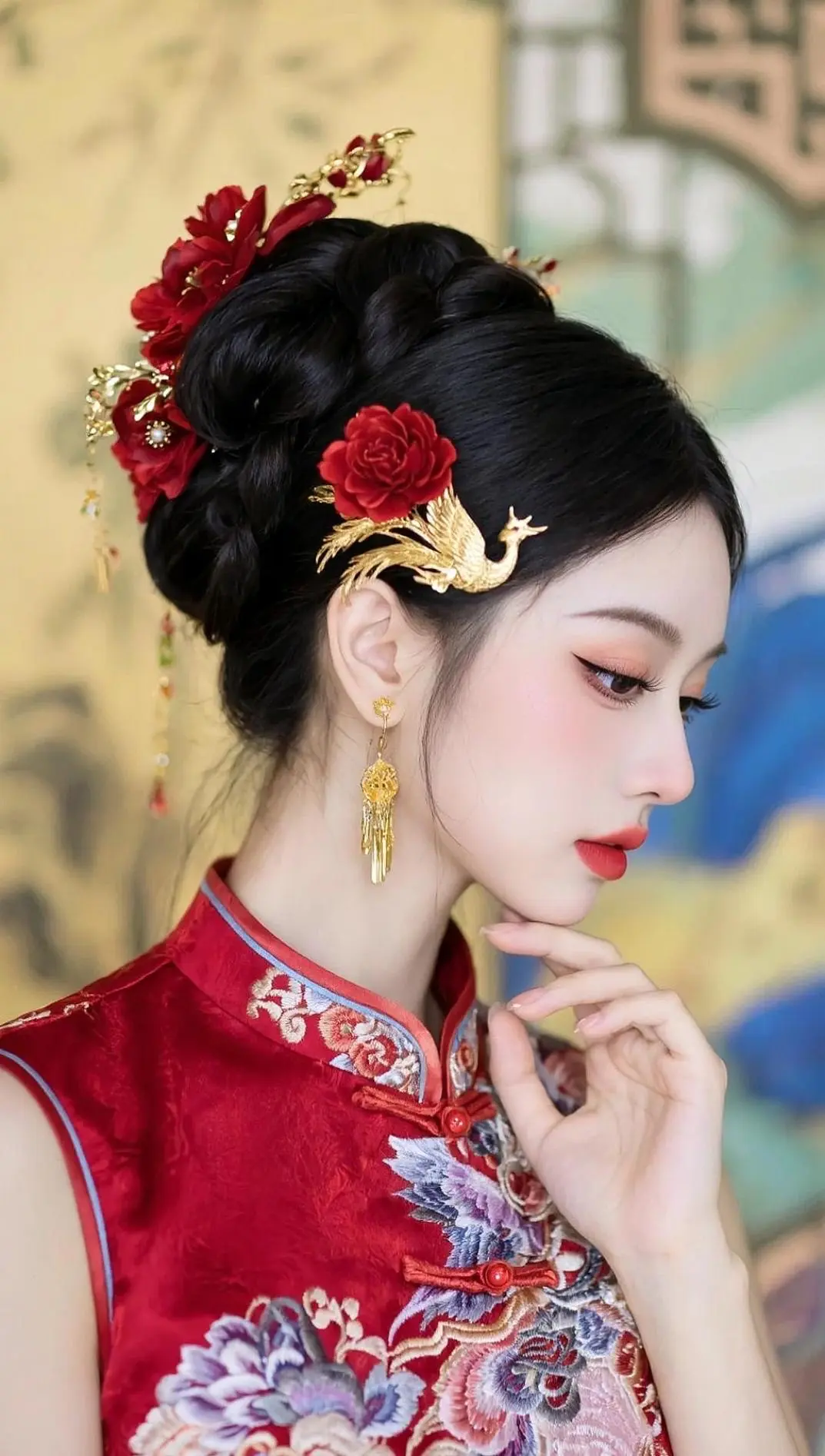 随变ai随便玩 AI中式凤袍照 ai创作 玩法合伙人计划 我在拍特效