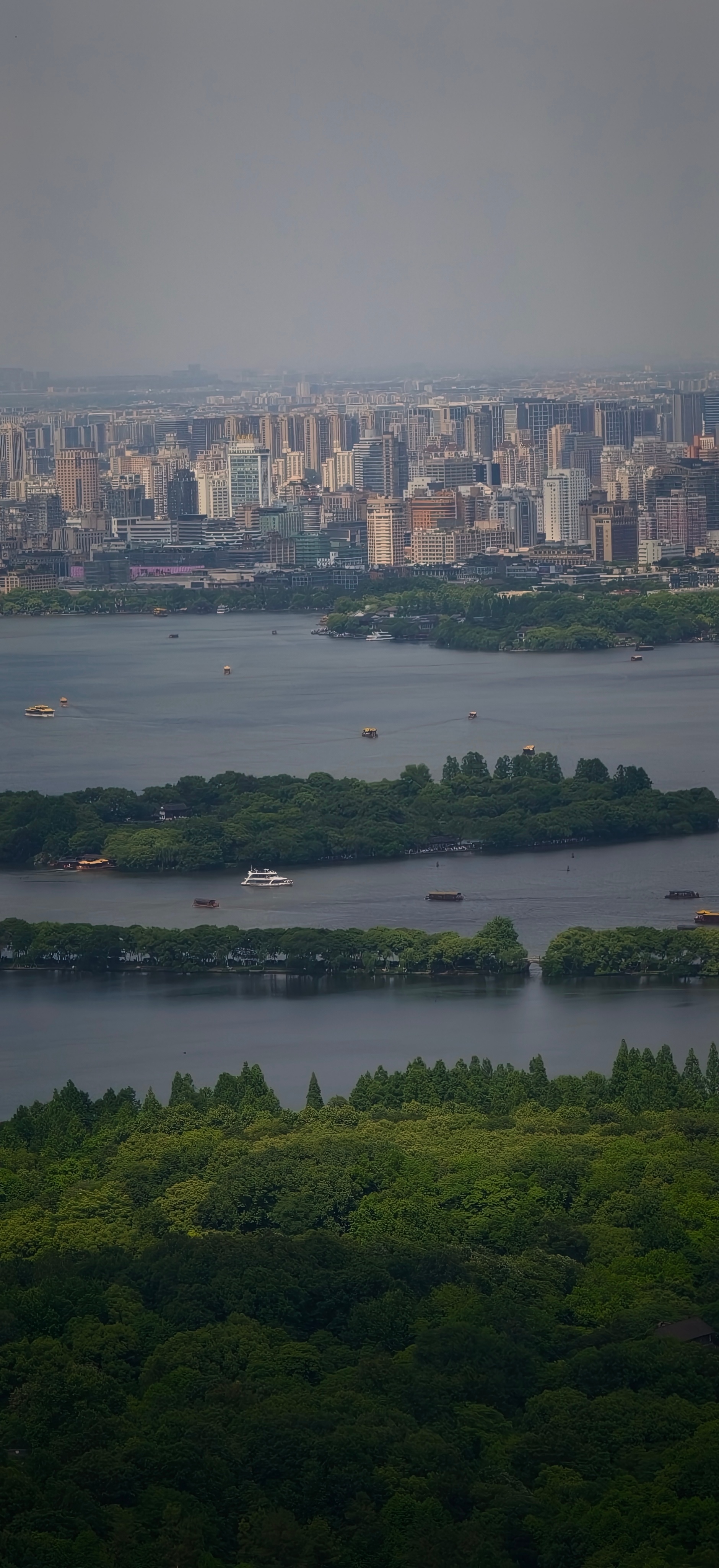 人迹罕至，看西湖全景 杭州·南高峰