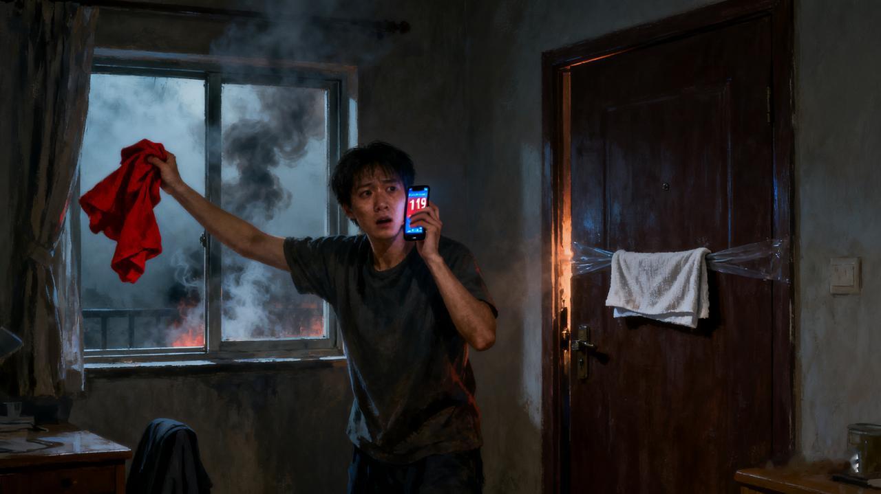 高层起火是往楼下跑还是楼上跑？

高层起火核心原则：优先往楼下跑，绝对不能往楼上