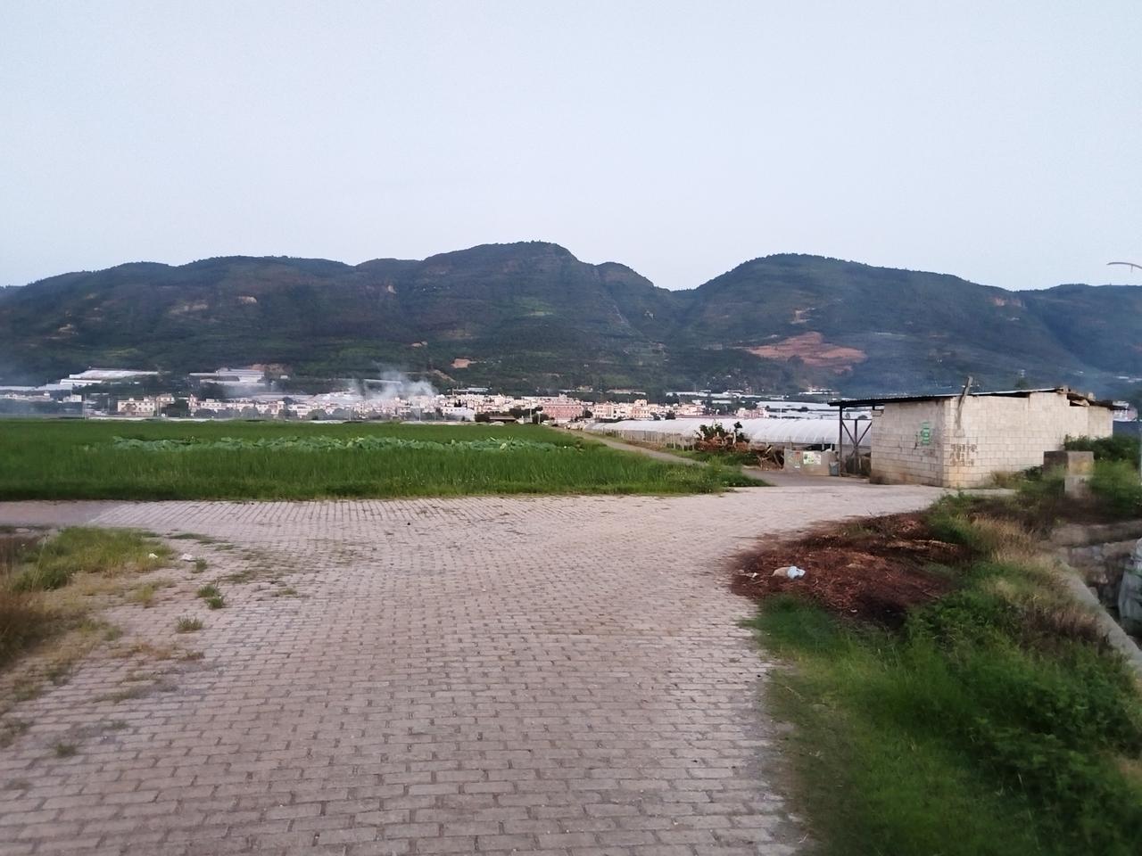 太阳已经落山了，通往村庄的道路上一个人也没有