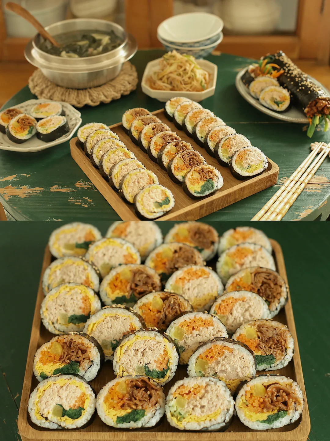 料超足的大王紫菜包饭。