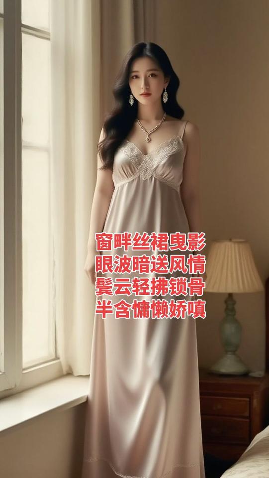 高定礼服 睡衣 抖音ai创作