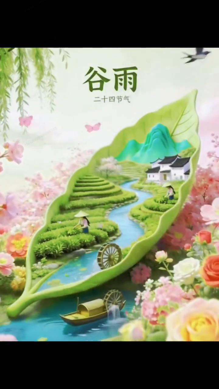 谷雨。
二十四节气。