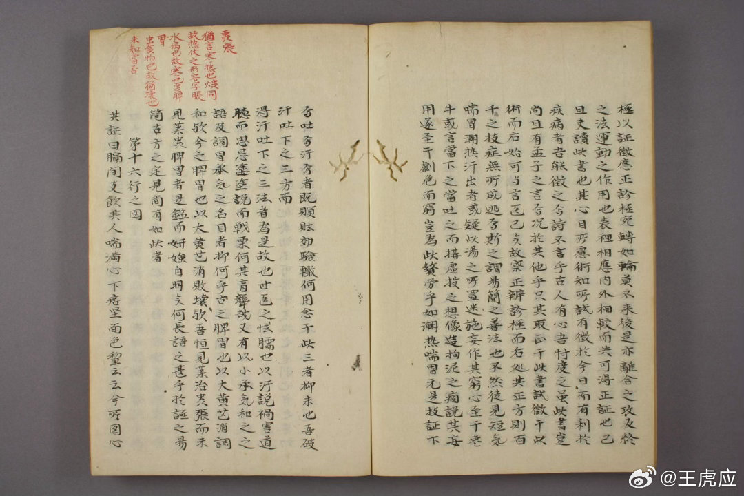 《诊极图说》是日本江户时期汉医濑丘长圭撰写的腹诊专著，全书分上下两卷，仅以手抄本