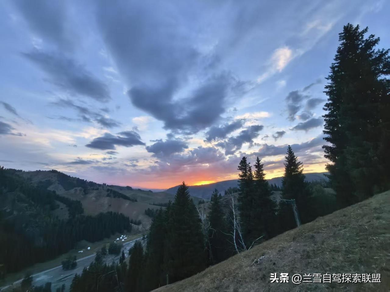 “兰雪自驾” 团端午节自驾3日游的第三天，山里没信号也没通知大家早晨几点出发，友