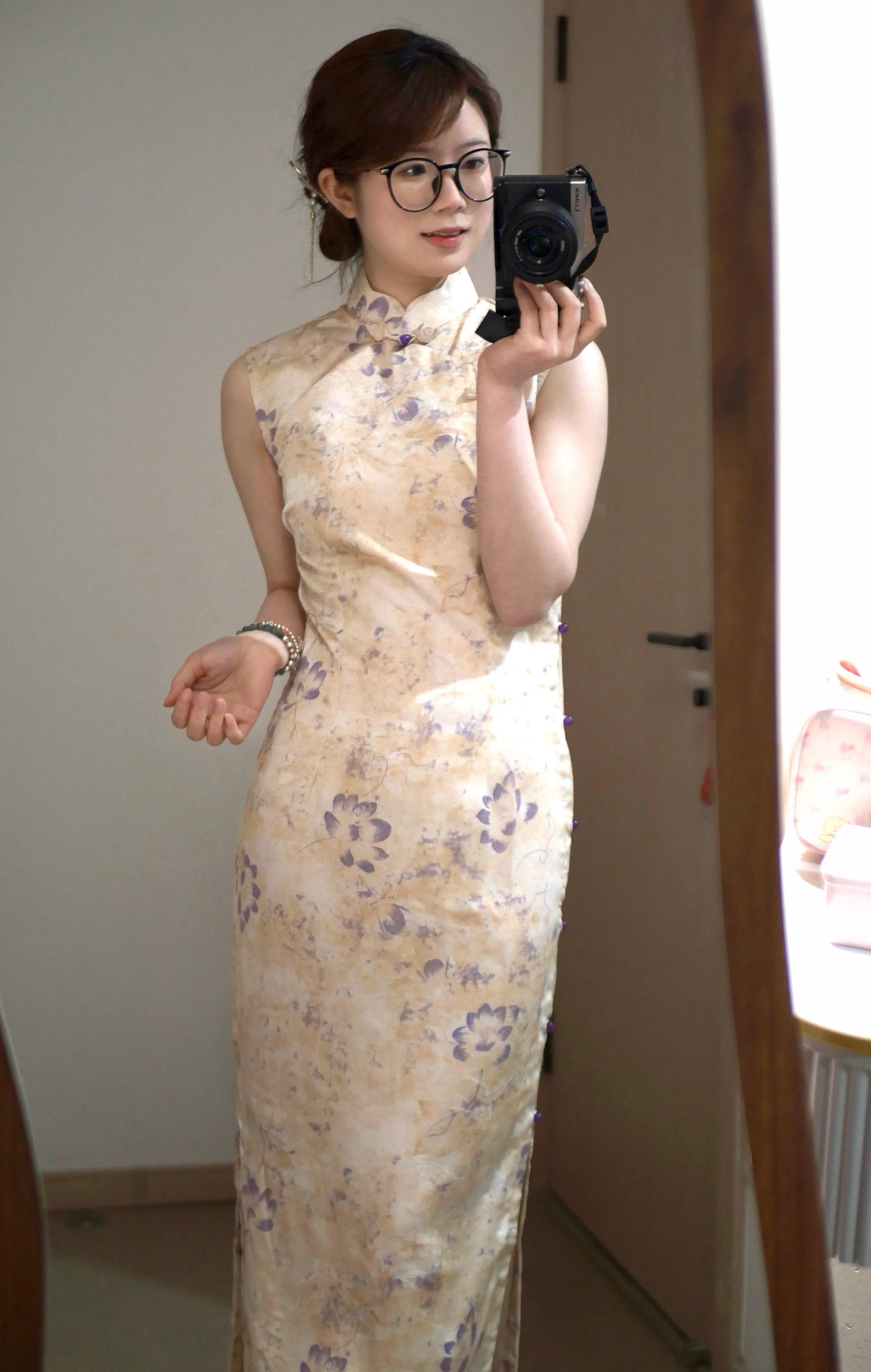 花影轻喃。旗袍-南风知 旗袍日记