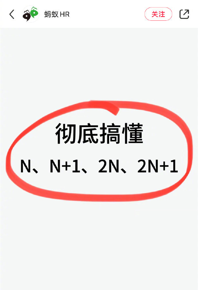 彻底搞懂经济补偿的N、N+1、2N✅！ ​​​