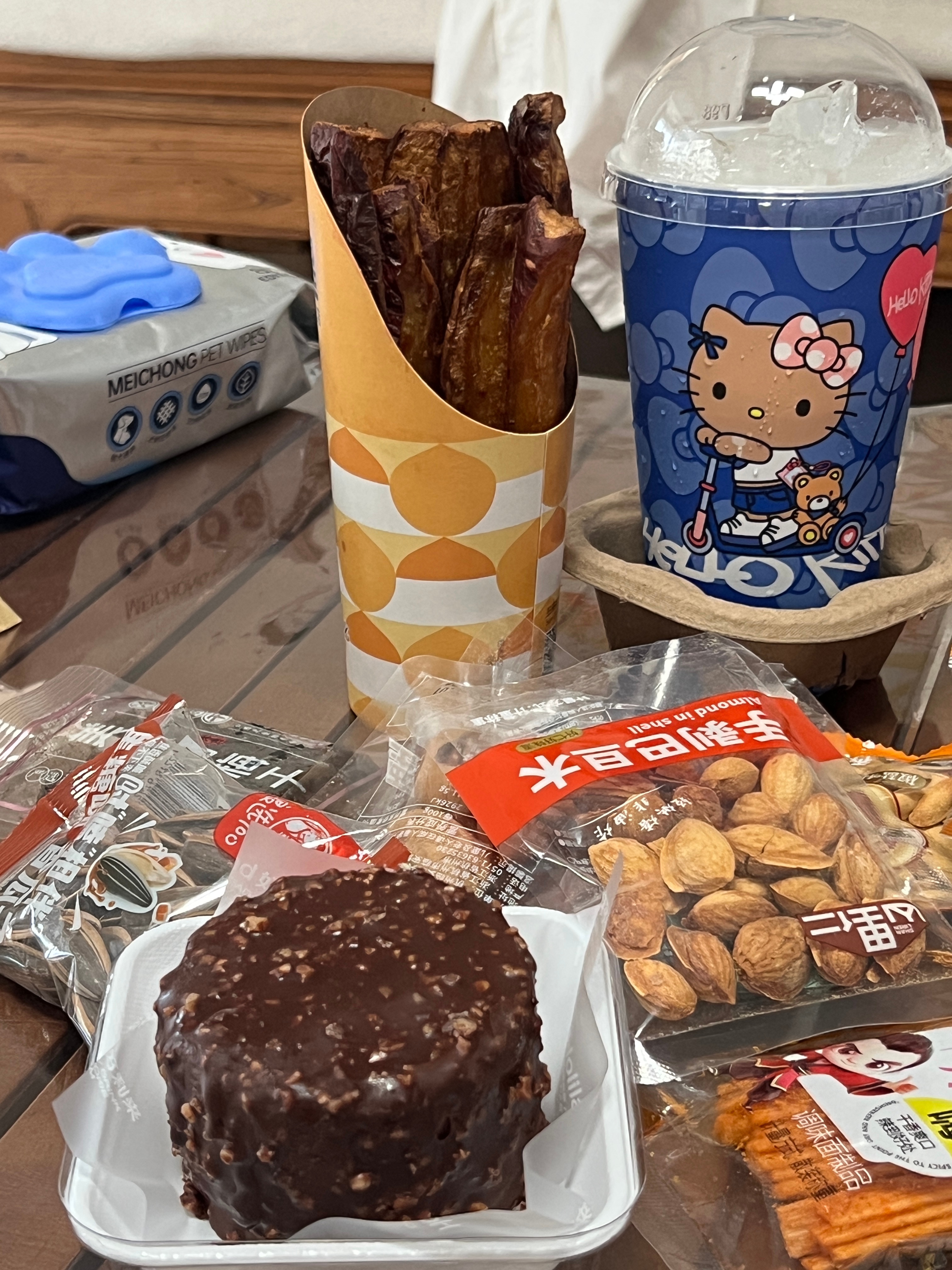 终于吃到了脆壳地瓜 六一放假儿童一下