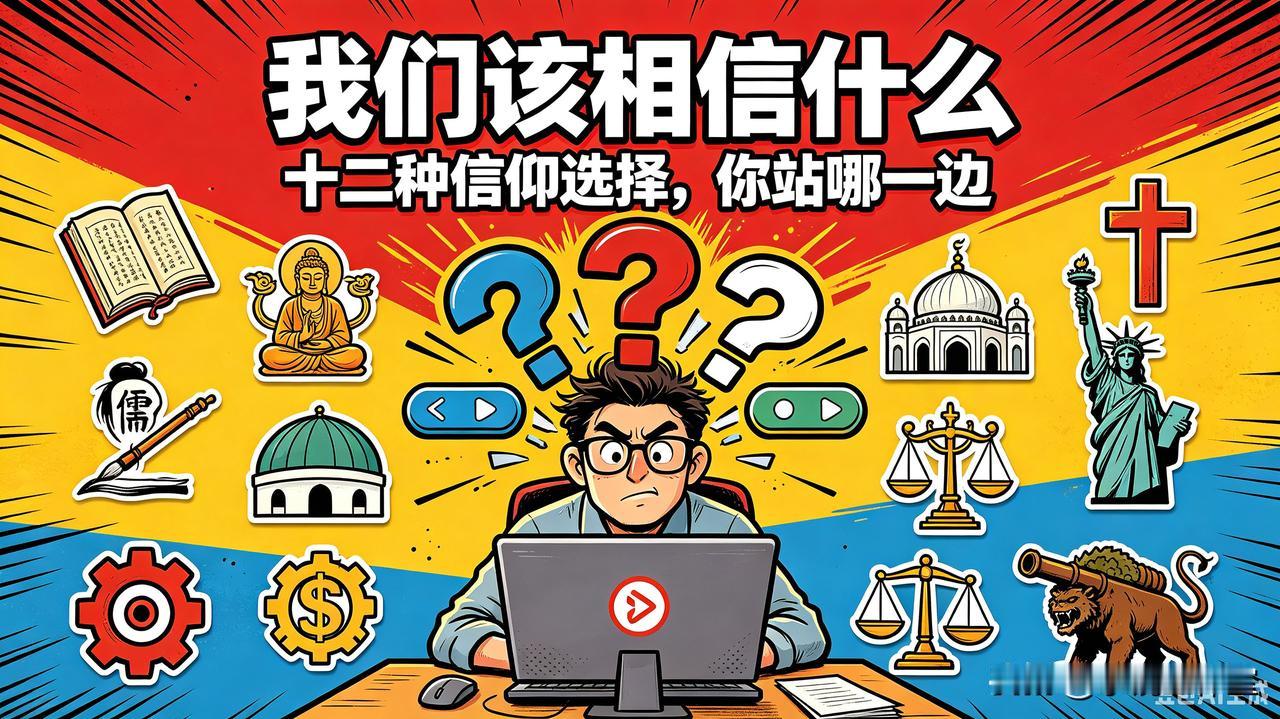 形形色色的信仰摆在眼前，我们该信还是不该信？
 
话题导语：本文只抛出思考问题，