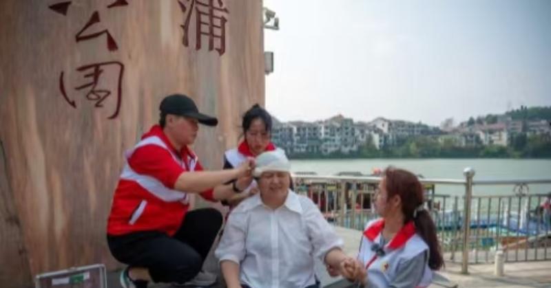 思蒙镇开展景区防汛抢险应急演练筑牢汛期安全防线