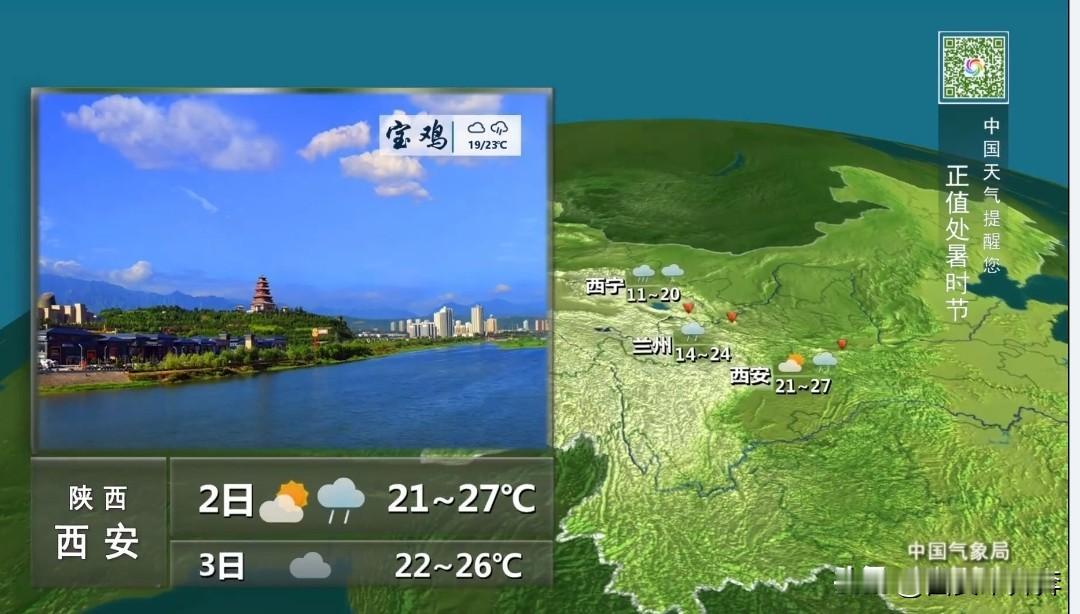 昨晚央视天气预报说，9月2日西安气温27度，并伴有中雨。果不其然，9月2日早上1