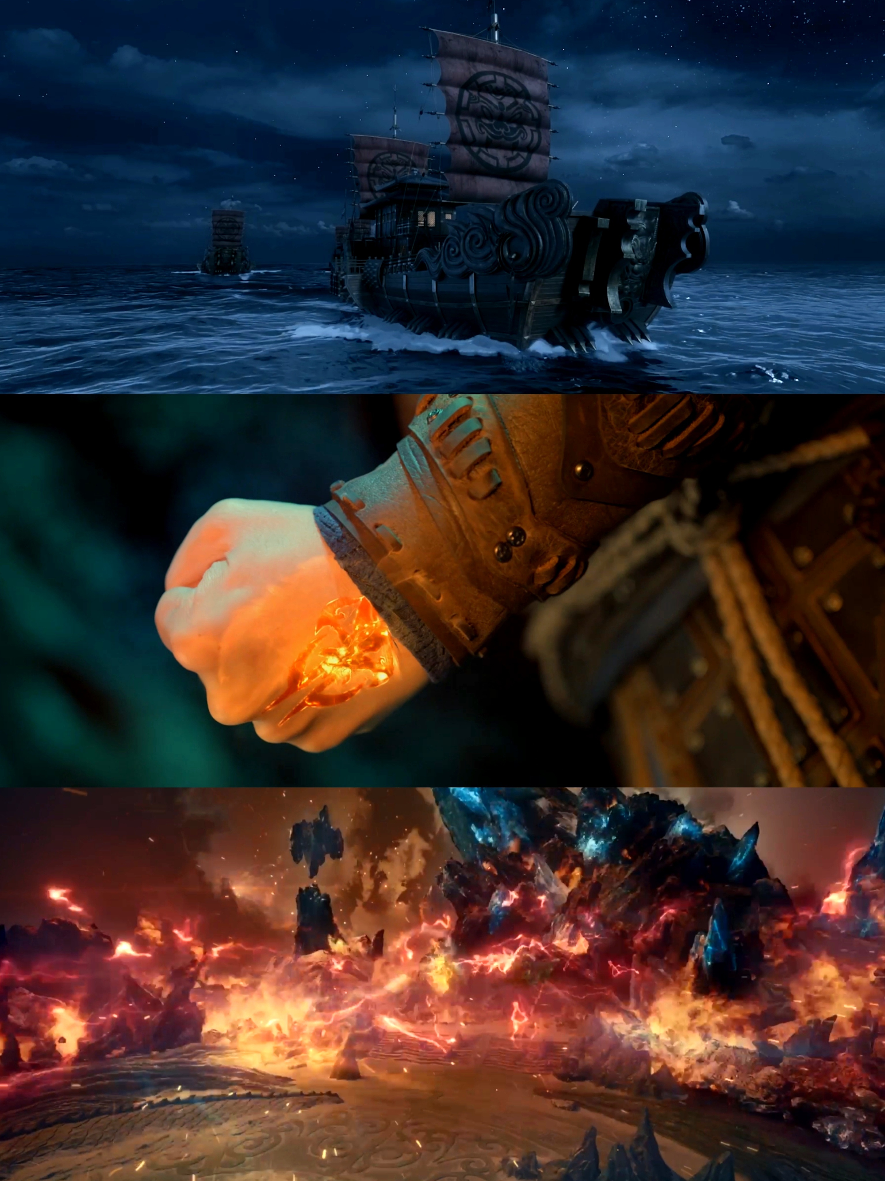 #武庚纪特效场面#终于等到了烈焰之武庚纪的首发预告，可以说其中的特效就已经让人瞬