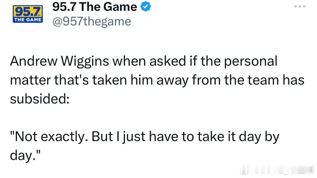 学会变通了？[doge]维金斯表示：自己在缺席比赛时一直和科尔以及球队的训练师保