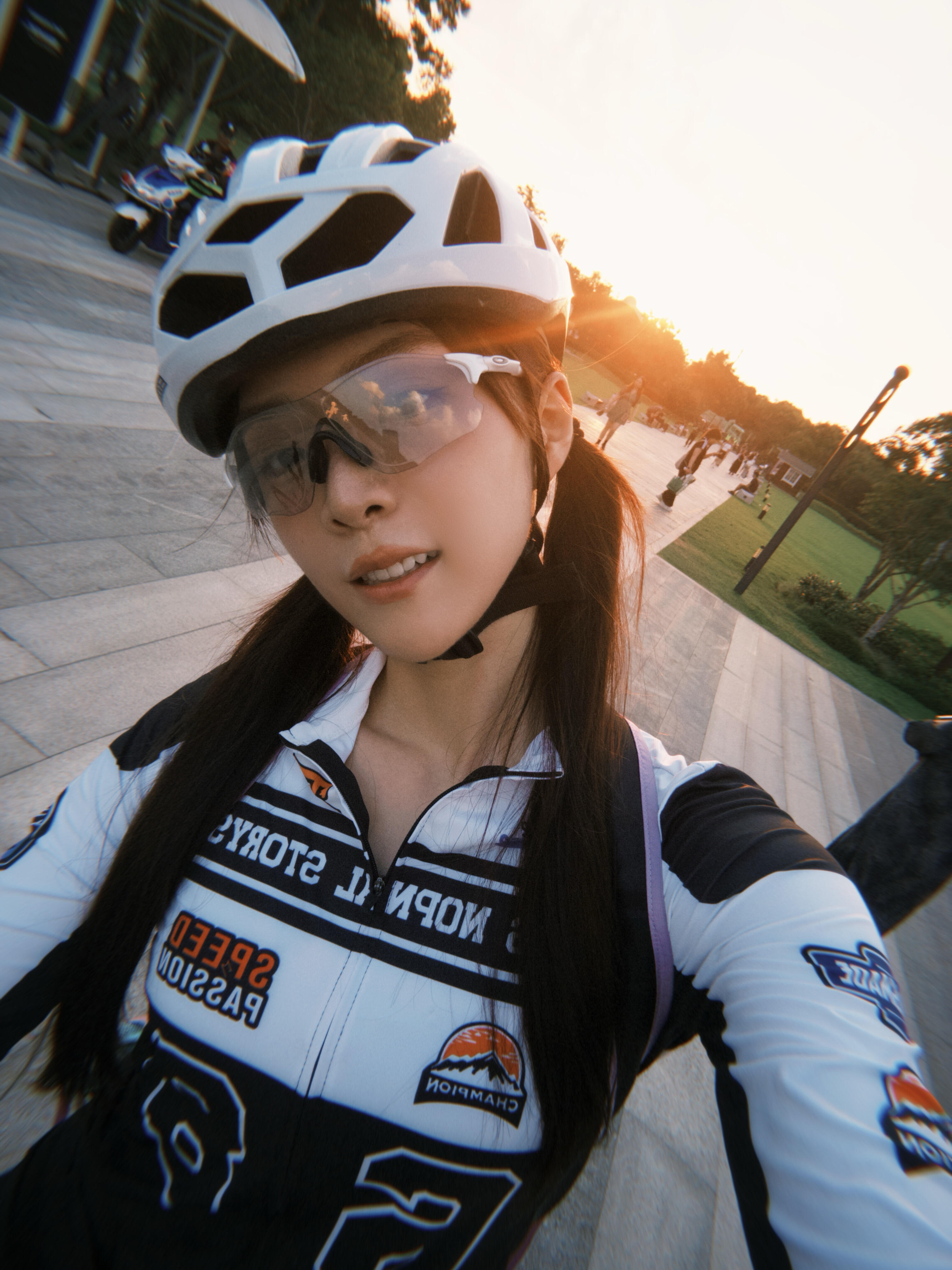 余霜长宁绿道骑行plog🚴🏻‍♀️ ​​​