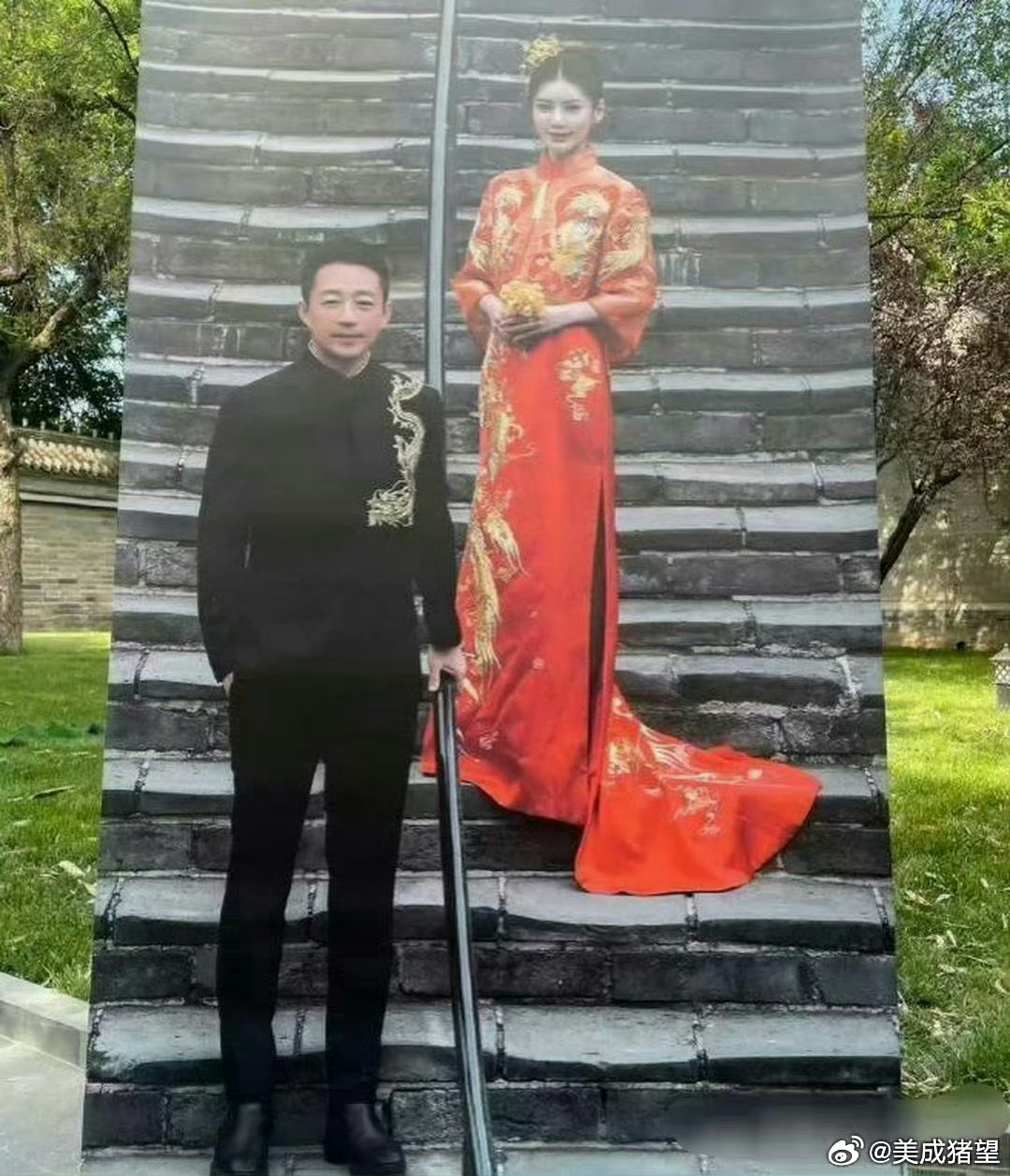 头一次见婚纱照这样拍的 