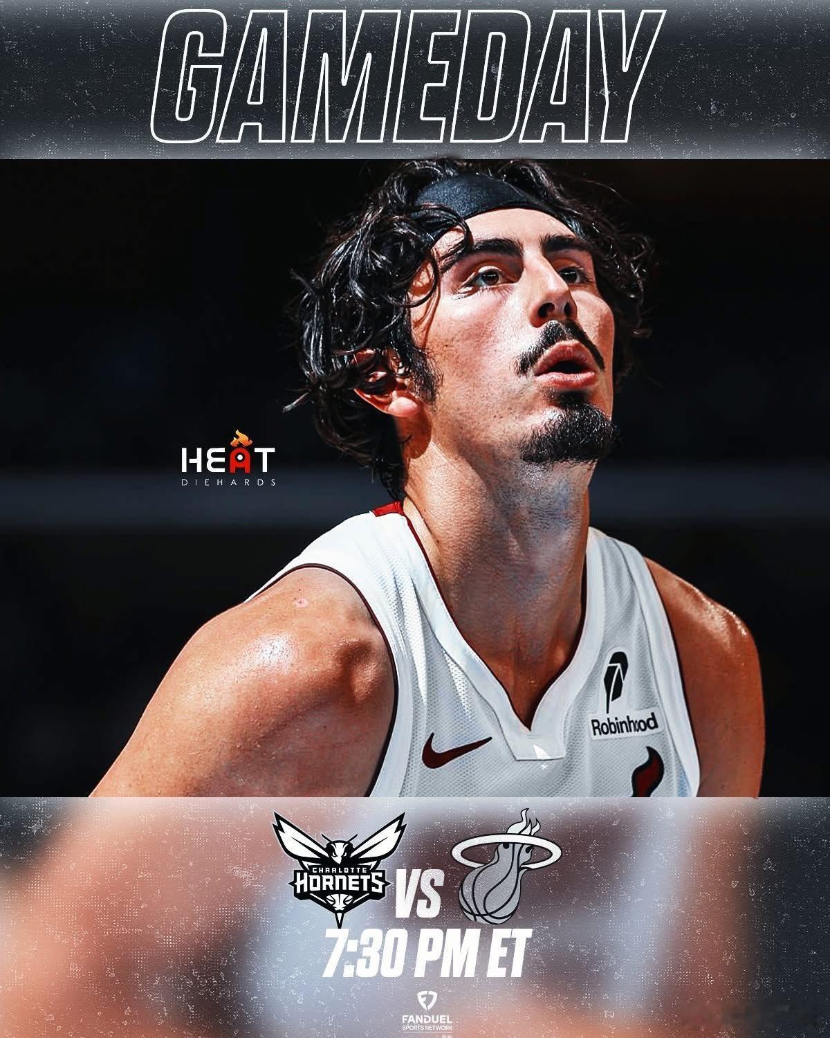 📺明天七点半 黄蜂vs热火📝热火伤病情况：冯泰奇奥“出战成疑”（左小腿酸痛）