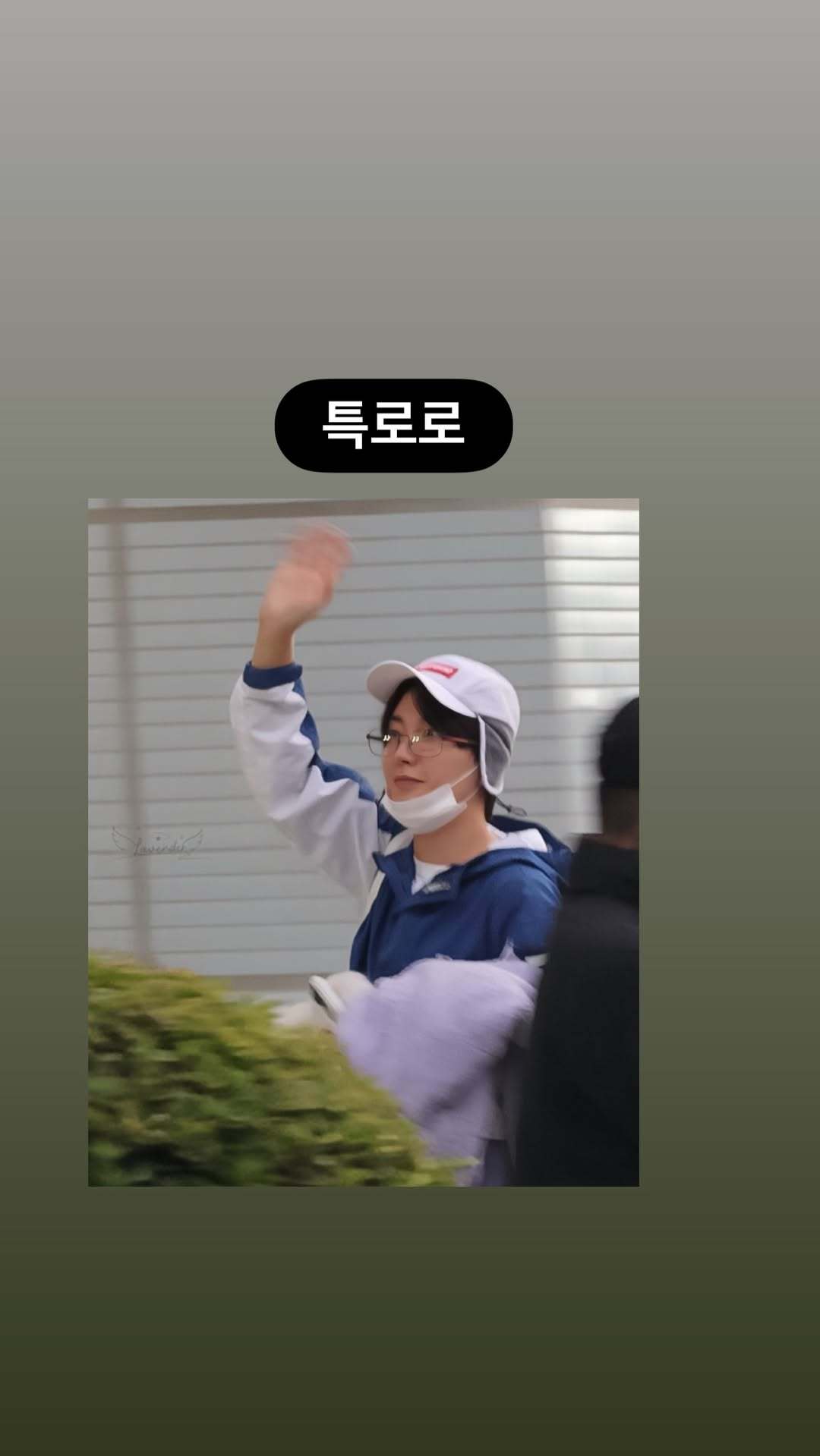 “CB百蓝_。260127利特 ins story更新：特roro 