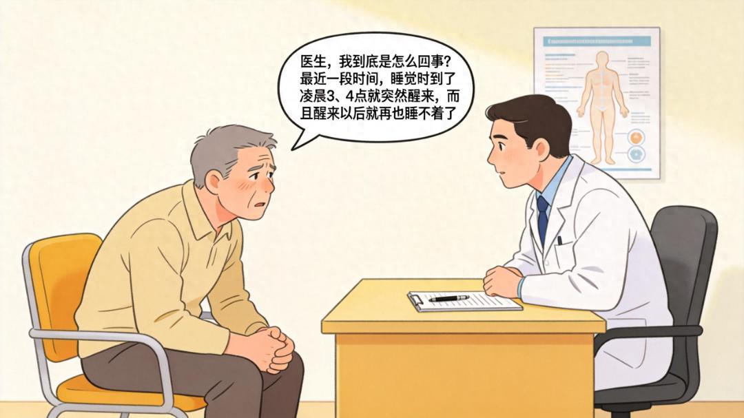 睡觉时总在凌晨3、4点醒来，一般暗示四大疾病，别忽视

凌晨三四点醒来，躺在床上