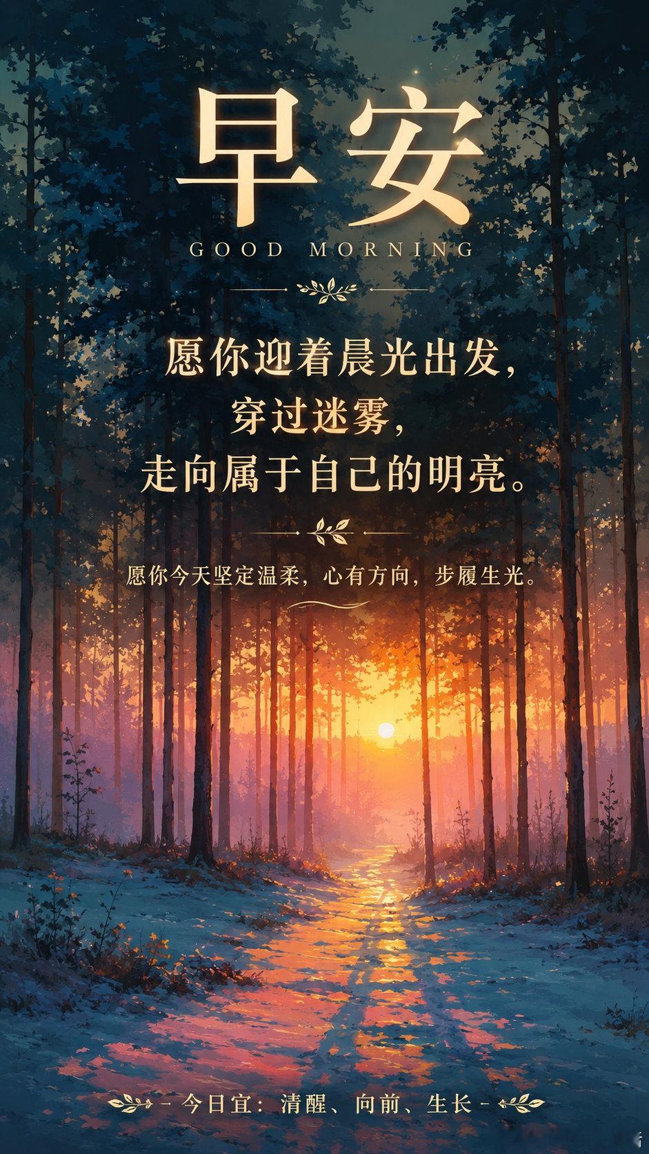 早！ 早安