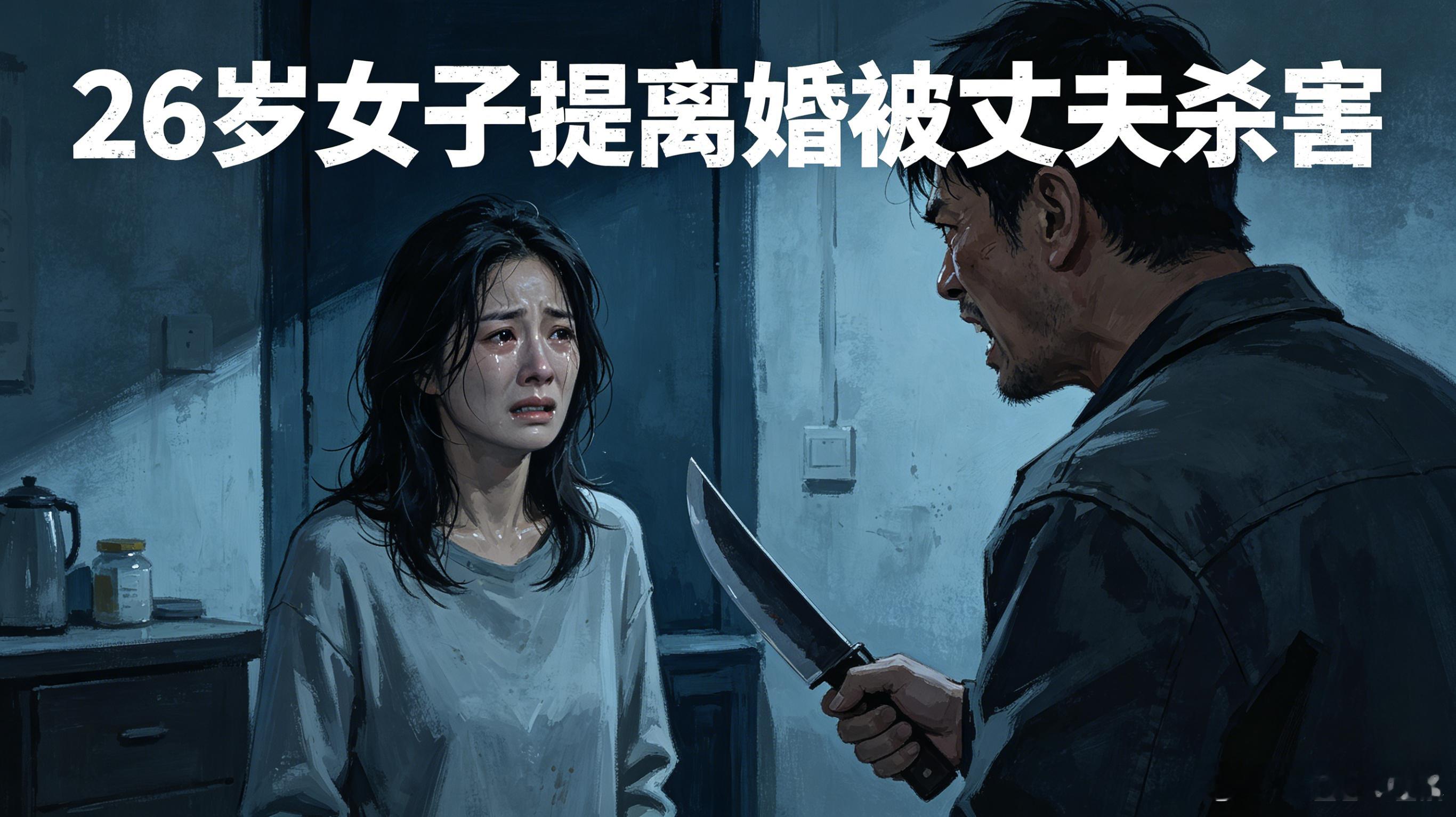 26岁女子提离婚被丈夫杀害“要给你84刀、84个巴掌，或活剐了你。”这不是电影台